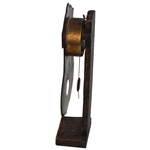 1910 De Luxe Pendulum Clock - Waterbury Ct. Manufactured August C Keebler Co. w/ Key - Works