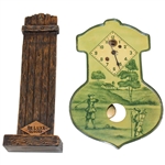 1910 De Luxe Pendulum Clock - Waterbury Ct. Manufactured August C Keebler Co. w/ Key - Works