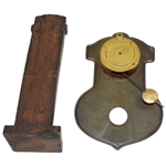 1910 De Luxe Pendulum Clock - Waterbury Ct. Manufactured August C Keebler Co. w/ Key - Works