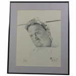 Ray Floyd Drawing Done By Artist William Van Zandt LTD ED #336/349