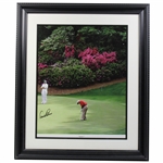 Arnold Palmer Signed 2004 Masters Amen Oversize Poster - Framed JSA ALOA 