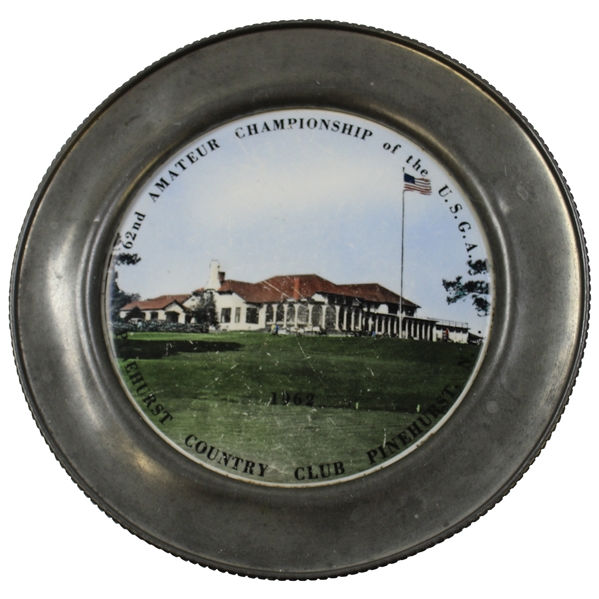 1962 US Amateur Championship at Pinehurst Pewter Plate