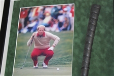 Jack Nicklaus Signed Putter in 1986 Masters Putter Raised Presentation Display JSA ALOA