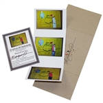 Tiger Woods Signed Custom Ltd Ed 2001 Masters Flag w/Original Hand Painting by Zavala (Cert) - Full JSA