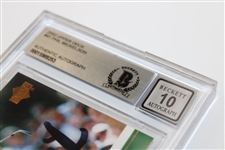 Phil Mickelson Signed Rookie 2002 Upper Deck Card BGS GEM-Mint 10 - Full JSA