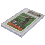 Jack Nicklaus Signed 1981 Donruss Rookie Statistics Leader Card BGS Authentic Auto #00016115072