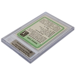 Jack Nicklaus Signed 1981 Donruss Rookie Statistics Leader Card BGS Authentic Auto #00016115072