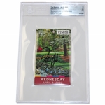 Dustin Johnson Signed 2020 Masters Wednesday Ticket BGS 7 NM #16012457 