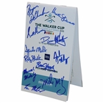 2015 The Walker Cup Team USA Signed Players Edition Strokesaver Booklet JSA ALOA