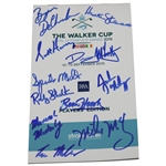 2015 The Walker Cup Team USA Signed Players Edition Strokesaver Booklet JSA ALOA