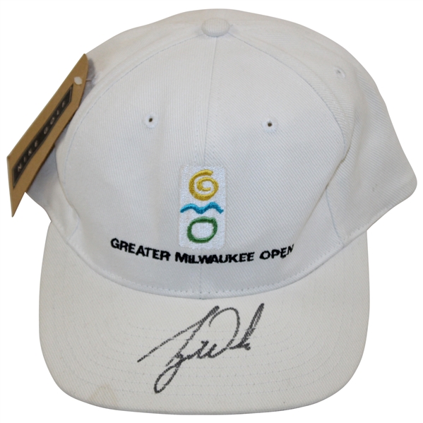 Tiger Woods Signed Nike GMO Greater Milwaukee Open Hat w/Tags JSA ALOA