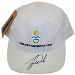 Tiger Woods Signed Nike GMO Greater Milwaukee Open Hat w/Tags JSA ALOA