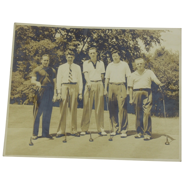 Henry HG Picard, Frank Stranahan, Dick Metz & others Original Photo