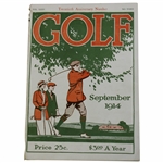1914 GOLF 20th Anniversary Number Magazine - September - Vol XXXV No. 3