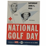 Babe Zaharias & Ed Furgol 1955 National Golf Day Broadside/POS Sign
