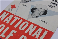 Babe Zaharias & Ed Furgol 1955 National Golf Day Broadside/POS Sign