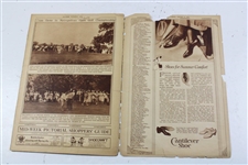 Three (3) 1923 Mid Week Pictorial Magazines - May, July & August - Bob MacDonald Cover