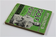 1930 Spaldings Athletic Library No. 3x Golf Guide Playing Rules of The USGA - Bobby Jones Cover