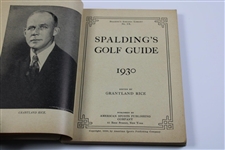 1930 Spaldings Athletic Library No. 3x Golf Guide Playing Rules of The USGA - Bobby Jones Cover