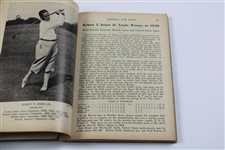 1930 Spaldings Athletic Library No. 3x Golf Guide Playing Rules of The USGA - Bobby Jones Cover