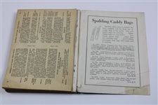 1930 Spaldings Athletic Library No. 3x Golf Guide Playing Rules of The USGA - Bobby Jones Cover