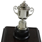 1999 PGA Champions Dinner Gift from Vijay Singh - Replica Wanamaker Trophy on Stand with Plate