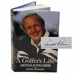 Arnold Palmer Signed 1999 A Golfers Life First Edition Book JSA ALOA