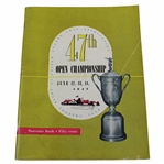 1947 US Open Championship at St. Louis Country Club Official Program - Lew Worsham Winner