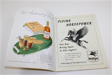 1947 US Open Championship at St. Louis Country Club Official Program - Lew Worsham Winner
