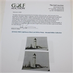 (2) Early 1930's Lighthouse Black and White Photo - Wendell Miller Collection
