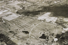 Early 1930's Aerial Photo Of Golf Course Curtis Wright Flying Service Photo - Wendell Miller Collection
