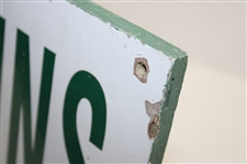 Official 'No Walk-Ins' Wood Sign from c.1980's Masters Tournament