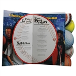 Tiger Woods & Other Sports Legends Depicted On Oversize All Star Café Menu