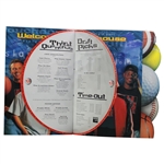 Tiger Woods & Other Sports Legends Depicted On Oversize All Star Café Menu