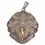 1954 Pga Medalist Marshall Holt Illinois Section 10k Sterling Medal