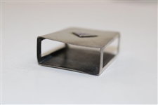 Wilshire Country Club Art Deco Sterling Silver Enamel Logo Matchbox Holder