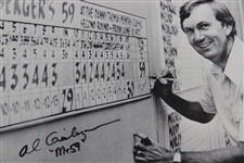 Al Geiberger Signed 1977 Press Photo Copy with 'Mr. 59' JSA ALOA