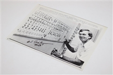 Al Geiberger Signed 1977 Press Photo Copy with 'Mr. 59' JSA ALOA