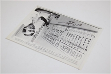 Al Geiberger Signed 1977 Press Photo Copy with 'Mr. 59' JSA ALOA