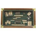 Golf Ball & Club Progression Framed Display