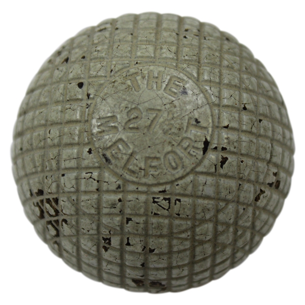Circa 1880s The Melfort 27 1/2 Line Cut Gutty Golf Ball - Hardison Collection