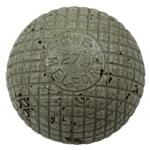 Circa 1880's The Melfort 27 1/2 Line Cut Gutty Golf Ball - Hardison Collection