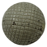 Circa 1880's The Melfort 27 1/2 Line Cut Gutty Golf Ball - Hardison Collection