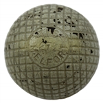 Circa 1880's The Melfort 27 1/2 Line Cut Gutty Golf Ball - Hardison Collection
