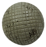 Circa 1880's The Melfort 27 1/2 Line Cut Gutty Golf Ball - Hardison Collection