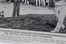 1934 Illustrated Current News Cut Out No 3236 Featuring Lawson Little 'British Amateur Champion'