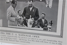 1932 Illustrated Current News Cut Out No 2932 Featuring Gene Sarazen 'Wins US National Open'
