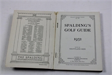 1932 Spaldings Athletic Library No. 3x Golf Guide- How I Play Golf by Bobby Jones