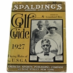 1927 (1929) Spaldings Athletic Library No. 3x Golf Guide Playing Rules of The USGA - Bobby Jones Cover