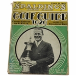 1929 (1927) Spaldings Athletic Library No. 3x Golf Guide Playing Rules of The USGA - Bobby Jones Cover